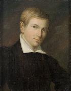 Gustav Adolf Hippius Portrait of Painter Otto Ignatius oil painting